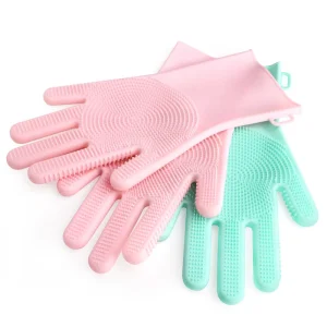 Rubber Latex Gloves for Kitchen Cleaning, Dishwashing, and Safety Work