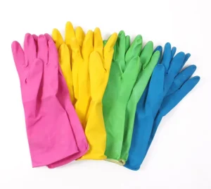 Rubber Latex Household Cleaning, Laundry, Kitchen, and Dishwashing Work Gloves