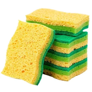 S-Shape Kitchen Dish and Household Cleaning Sponge Scouring Pad