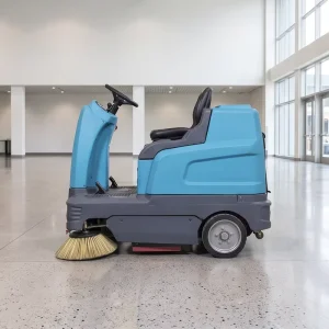 S1500 Ride-On Road Sweeper with 140L Water Tank and Dust Suppression