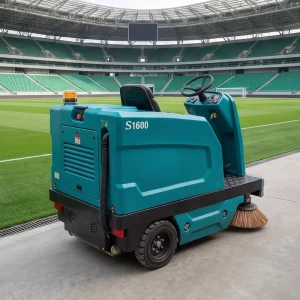 S1600 Battery Ride-On Floor Sweeper with Steel Chassis