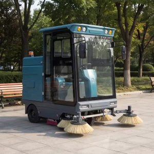 S2000 Ride-On Floor Sweeper with One-Click Operation and Industrial Floor Cleaner for Logistics Parks