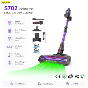 S702 Multifunction Cordless Vacuum Cleaner for Hard Floors, Cars, and Indoor Use