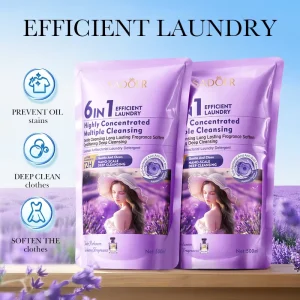 SADOER High Performance Customized Lavender Fragrance Laundry Detergent Liquid for Washing Clothes