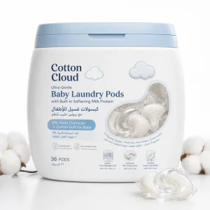 SASO-Certified Bulk Laundry Detergent Pods Deep Cleaning Baby-Safe Soft Cotton Scent Saudi Arabia Middle East OEM