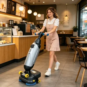 SBN-mini Floor Sweeper Robot Scrubber with Vacuum, Dryer, and Road Scrubber