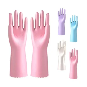 SH001 PVC Gloves S M L Size Multi-Functional Kitchen Cleaning Dishwashing Gloves