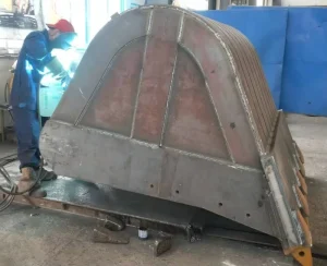SH60 Excavator Buckets Wear Resistant Q355B NM500 Material Custom Made Per Drawings 8 Ton Suitable Design Services