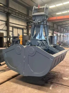 SK210 Clamshell Grab Shell Buckets for 20 Ton Excavators Cranes Earthmoving Machinery
