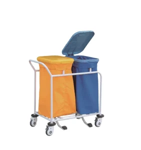 SM 006 Hospital Linen Trolley Medical Cleaning Cart Emergency Dressing Cart