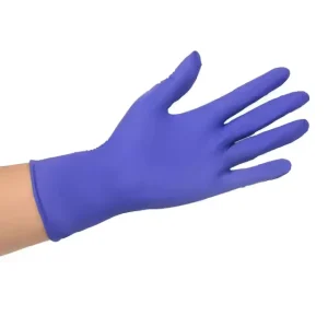 SN044 Blue Powder-Free Nitrile Gloves Sizes S M L for Dental Examination Cleaning and Medical Use