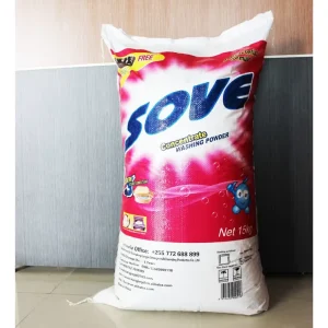 SOVE Disposable High Quality Washing Powder Detergent 1750g 15kg Customizable Size for Apparel Lemon Scent Eco Friendly
