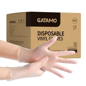 SV013 Disposable Vinyl Gloves, Anti-Slip, Waterproof, Customizable Color, Multipurpose, Household, Food-Grade, Powder-Free