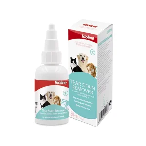 Safe Gentle Eco Friendly 50ml Tear Stain Remover for Dogs & Cats Removes Tears Saliva Mucus Stains