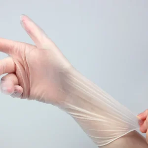Safe Powder Free Vinyl Household Gloves for Food S M L XL Sizes