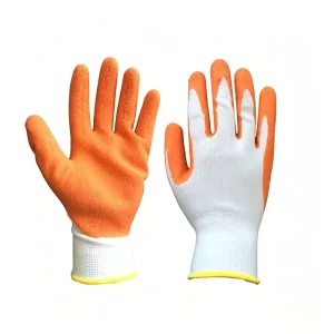 Safety Work Gloves Latex-Coated Seamless Knitted Gloves