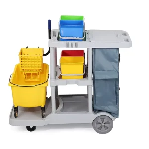 Sales From Chinese Suppliers Professional Hotel Cleaning Supplies Cart with Wheels Organizers