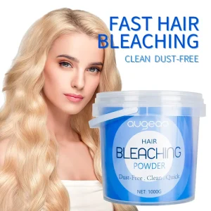 Salon Quick Lightening Bleaching Powder Color Blue Professional No Damage Hair Bleaching Powder