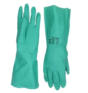 Sandy-Lined 100% Latex Rubber Household Kitchen Cleaning Gloves