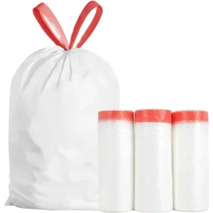 Scented Biodegradable Trash Bags 13 Gallon Lavender Odor Resistant Drawstring Kitchen