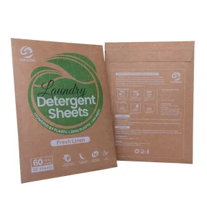 Scented Concentrated Laundry Detergent Sheets for Washing Machines
