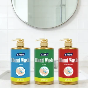 Scented Hand Sanitizing 950ml with Flip Pump Anti-Bacterial Hand Wash Custom Brand Logo