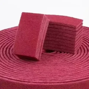 Scouring Pad Manufacturers Heavy Duty Colorful Scrub Pads Roll Industrial Cleaning Sponge Scour Pad Roll