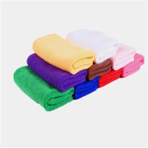 Scratch-Resistant Embroidered Coral Fleece Towels Luxury Microfiber Dish Cloths with Strong Oil Absorption for Kitchen Use