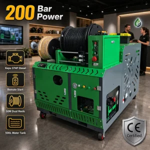 Sectional Drain Cleaning Machine Heavy-Duty Industrial Sewer Pipe Cleaner Cable Snake High-Pressure Commercial