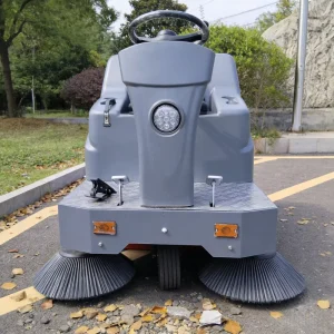 Self Propelled Electric Floor Sweeper Battery Automatic Industrial Cleaning Machine for Warehouse Concrete