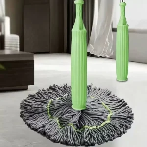 Self-Twisting Rotary Mop Wet Dry Hand-Free Spin Mop with Absorbent Mop Head