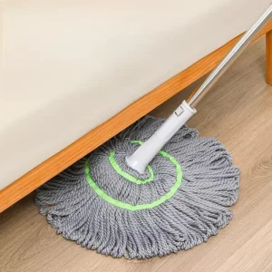 Self Wringing Microfiber Mop Strong Water Absorption Long Handle Design for Household Floor Cleaning Use
