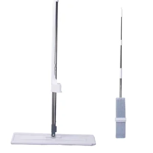 Self Wringing Microfiber Mop for Floor Cleaning 360 Rotating Magic Flat Mop for Dry and Wet