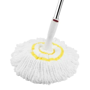 Self Wringing Mop Hands Free Wet and Dry Dual Use Strong Water Absorption Microfibre Fabric Mop for Household Floor Cleaning