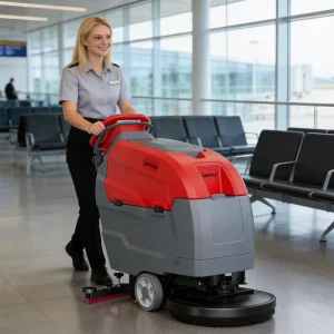 Self propelled Floor Washer Cleaner Electric Cordless Scrubbing Machine Floor Scrubber Cleaning Machines with Large Water Tank