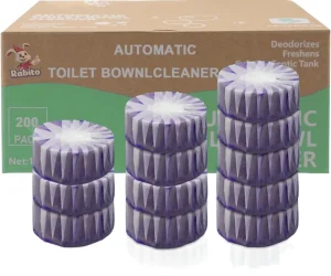 Septic-Safe Toilet Bowl Cleaner Tablet Blue Bubble Blocks