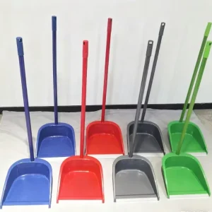 Shatterproof Wear-Resistant Plastic Dustpan with Broom Handle, Factory Direct Supply