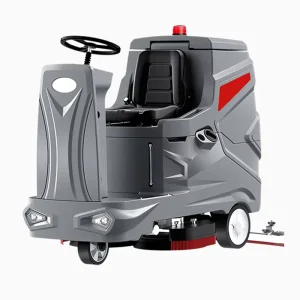 Shiwosi New High Quality Electric Ride On Floor Scrubber Drier Auto Cleaning Industrial Cleaner Warehouse Workshop Battery