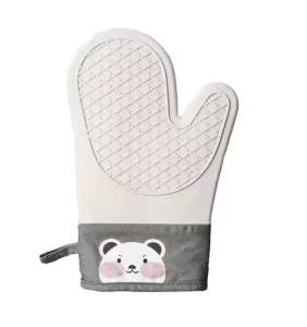 Silicone Anti-Slip Cartoon-Printed Household Oven Gloves