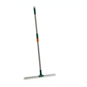 Silicone Floor Squeegee Broom with Telescopic Handle Wet Dry Water Scraper for Bathroom Kitchen Tile Glass