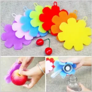 Silicone Food-Grade Dish Brush for Kitchen Use Non-Stick Dishes