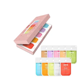 Silicone Hook Hand Sanitizer Gel Transparent 38ml Travel Size Easy to Clean
