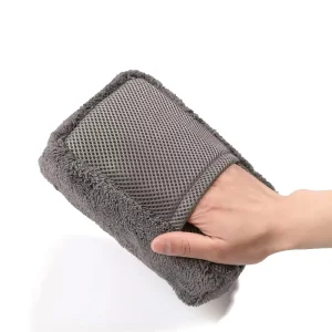 Silicone Microfiber Kitchen and Bathroom Cleaning Sponge