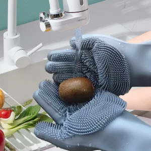 Silicone Rubber Dishwashing Gloves