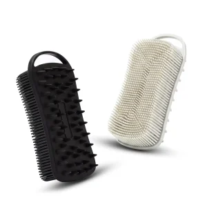 Silicone Scalp Massager Shampoo Brush and Body Scrubber