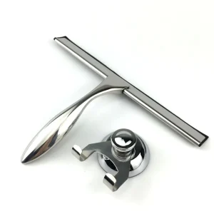 Silicone Shower Squeegee Window Clean Wiper With Hook for Window Glass Mirror