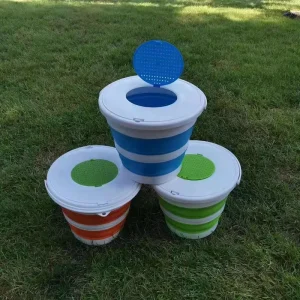 Silicone TPR 10 Gallon Portable Folding Bucket