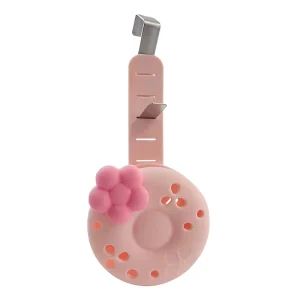 Silicone Toilet Tank Bleach Block Caddy Adjustable Hanging Donut Shape Tablet Holder