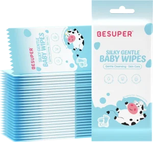 Silky Gentle Baby Wipes Single Pack Fragrance Free Skin Care Travel Size
