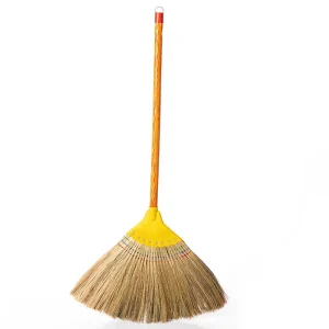 Silver Grass Natural Broom Whisk with Long Handle